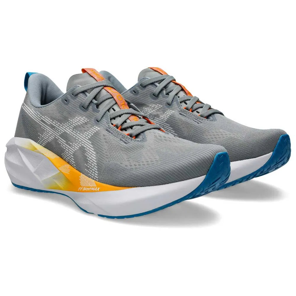 Asics Novablast 5 Men - Gravel / White