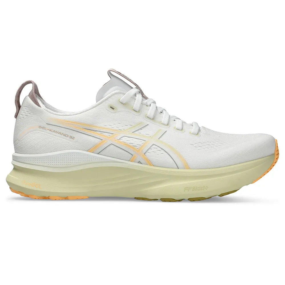 Asics Kayano 32 -  White/Orange Glow