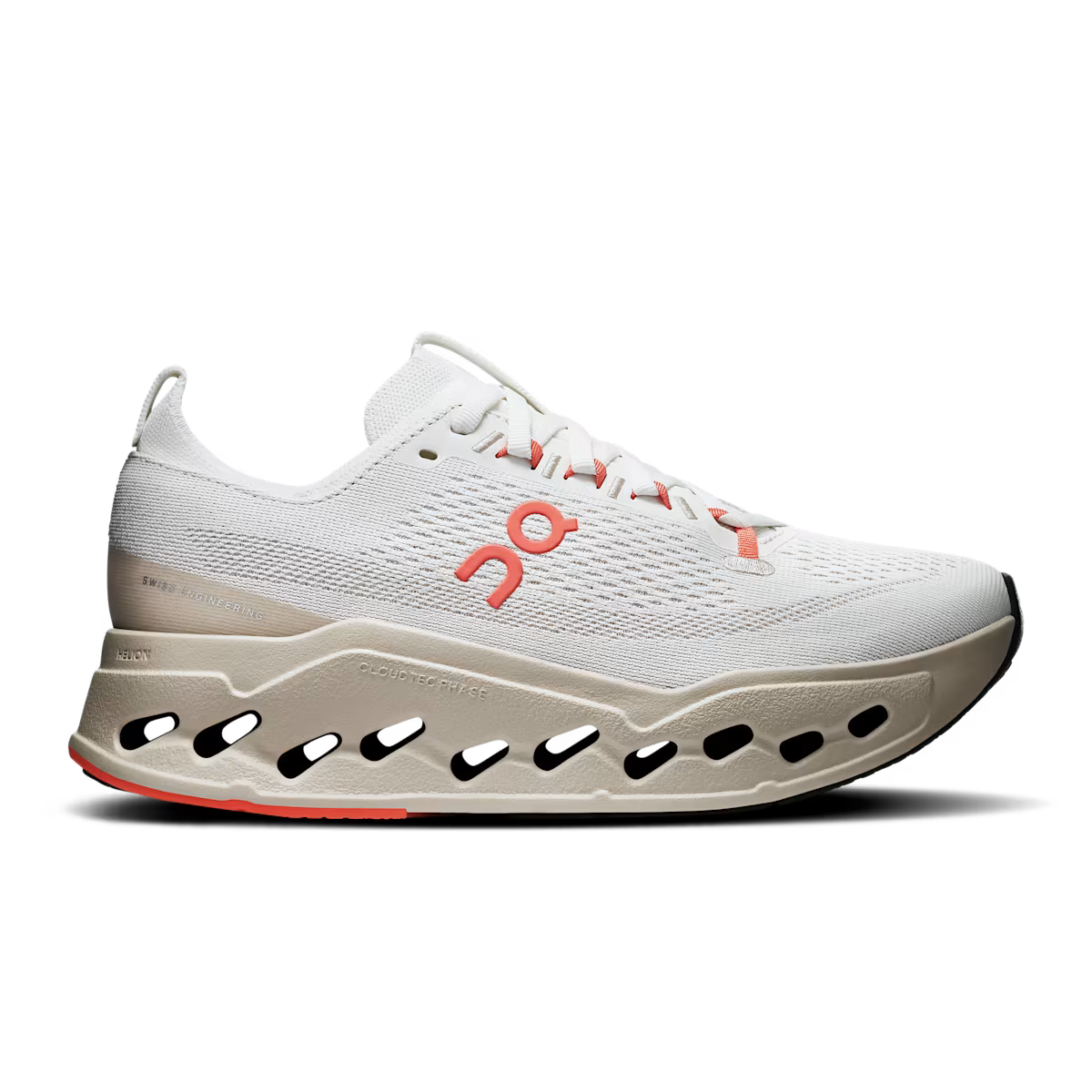On Running Cloudsurfer Max W - Ivory - Salmon