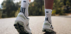 Compressport Pro Racing Socks V4.0 Run High - White / Black