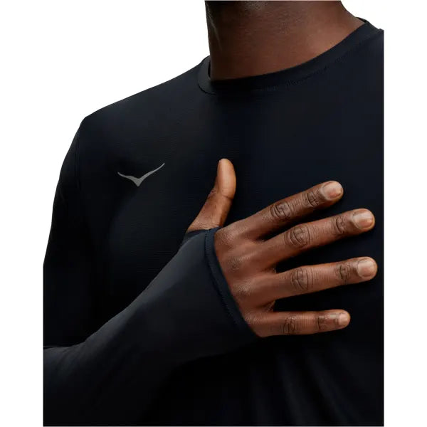 Hoka Airolite Run Long Sleeve Men - Black