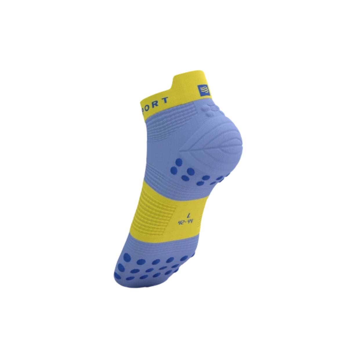 Compressport Pro Racing V4.0 Run Low - Jacaranda/Maize