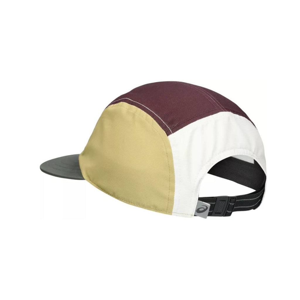 Asics 5 Panel Cap - Mantle Green / Dark Currant