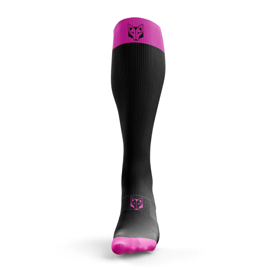 OTSO Multisport Socks Recovery Full - Black / Fluo Pink