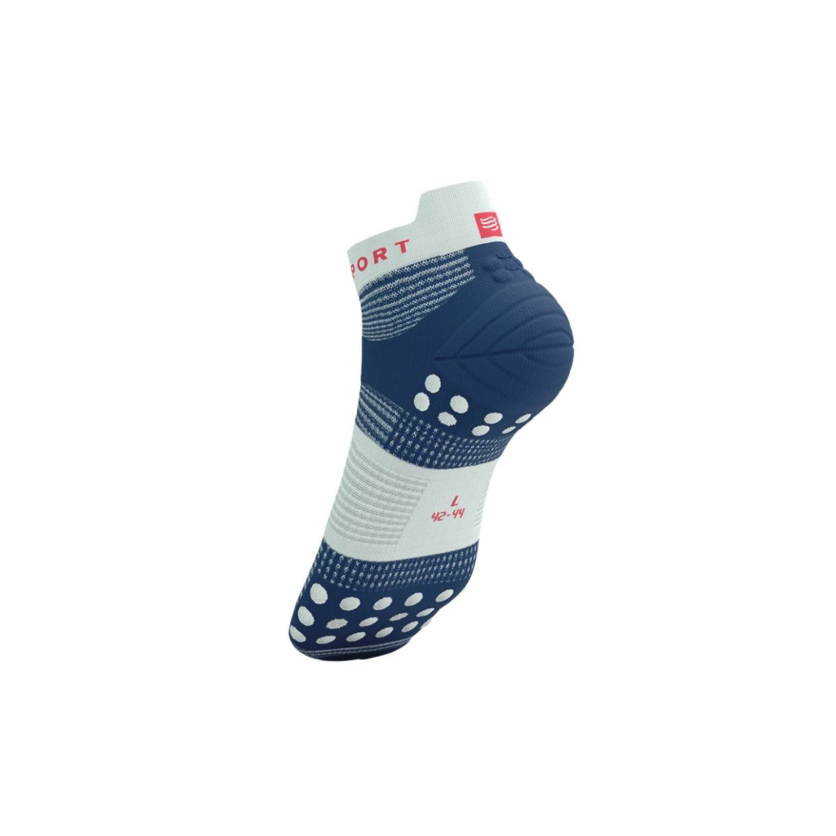 Compressport Pro Racing V4.0 Run Low - Blue/Sugar
