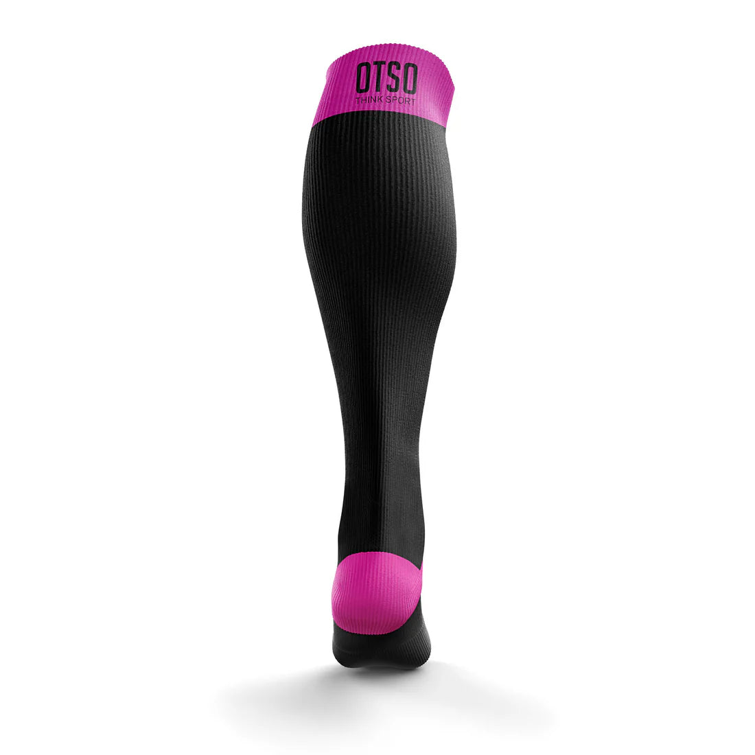 OTSO Multisport Socks Recovery Full - Black / Fluo Pink