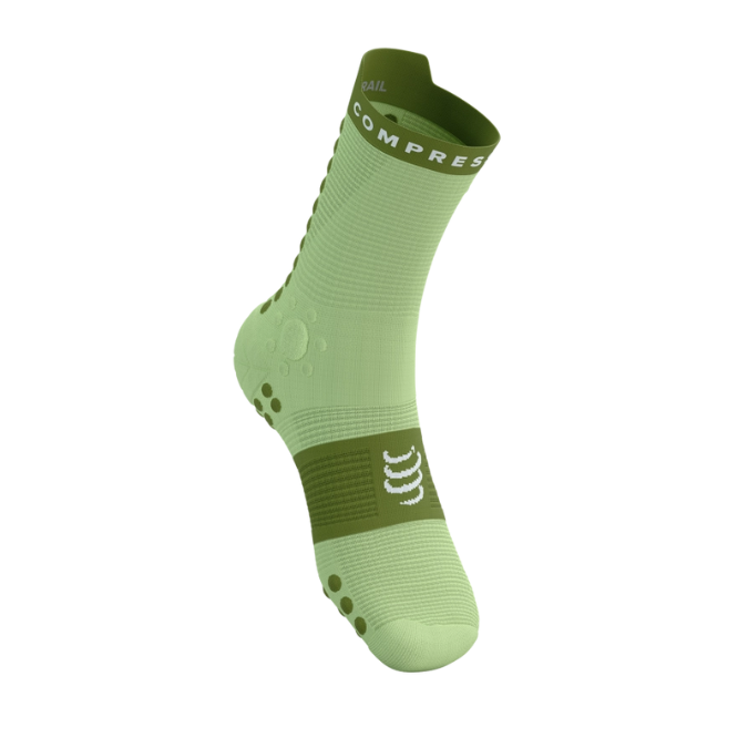 Compressport Pro Racing Socks V4.0 Trail - Shadow Lime