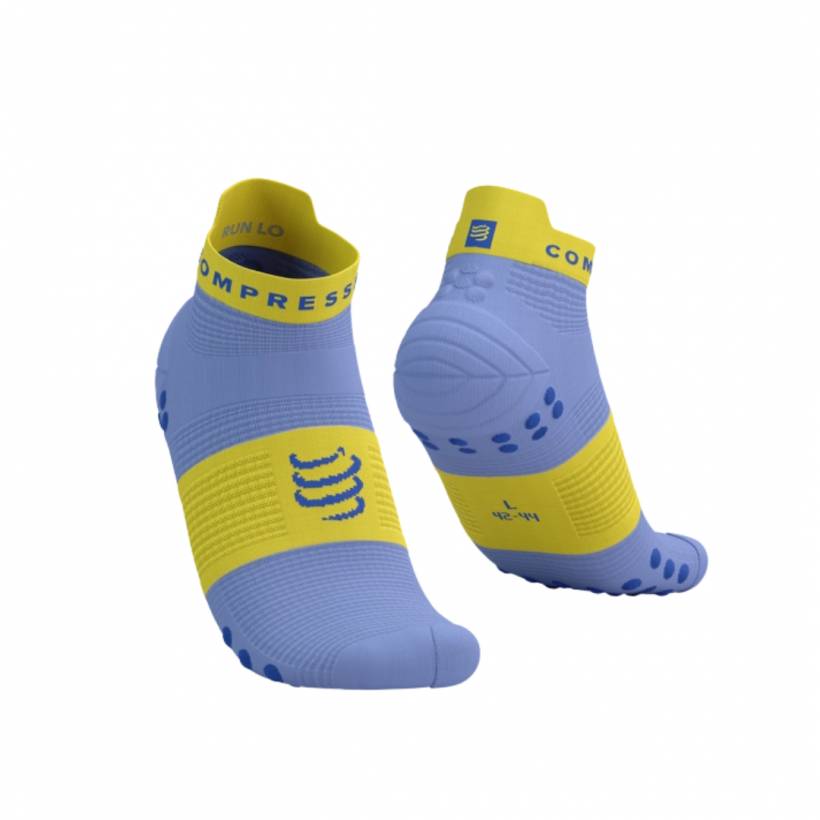 Compressport Pro Racing V4.0 Run Low - Jacaranda/Maize