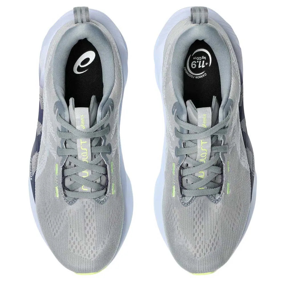 Asics Novablast 5 Woman - Gravel / Blue Fade