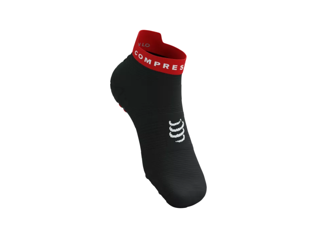 Compressport Pro Racing V4.0 Run Low - Black/Core Red