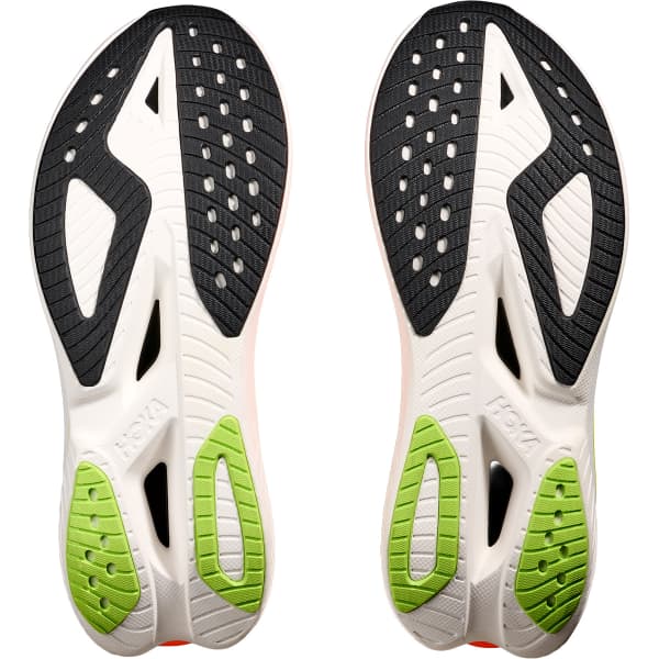Hoka Mach X3 - White / Neon Tangerine