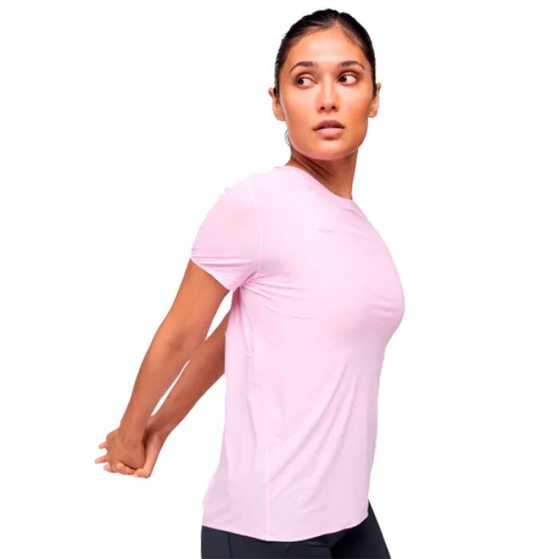 Hoka Airolite Run Run Short Sleeve Woman - Pink