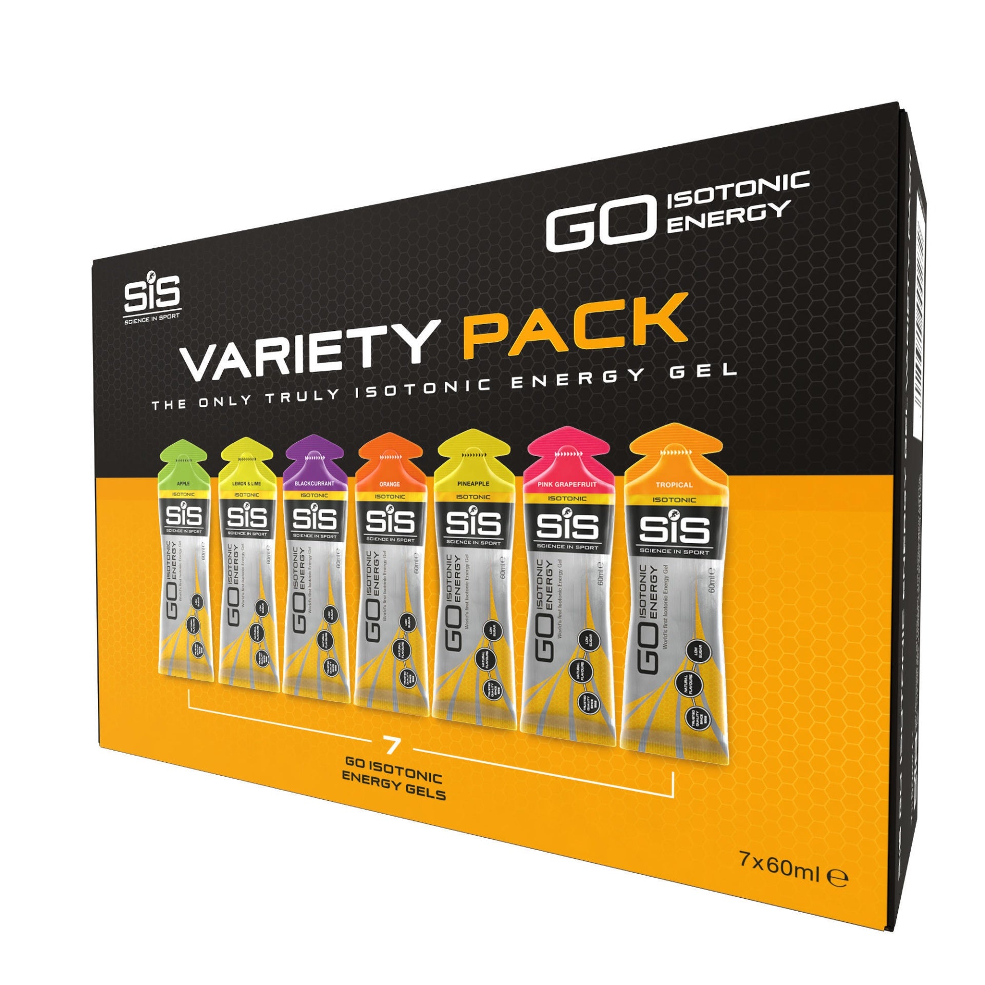 SIS Variety Pack - 7 Géis SIS Go Isotonic Energy Mix