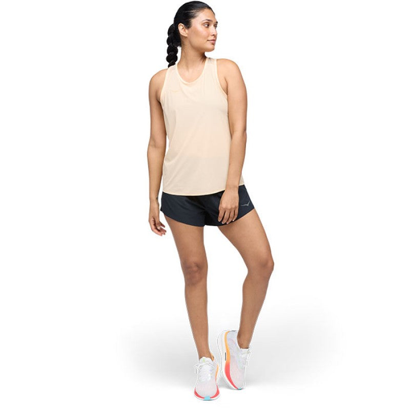 Hoka Airolite Run Tank Woman - Canteloupe