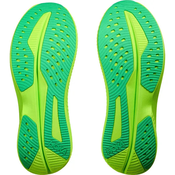 Hoka Mach 6 - White / Neon Lime