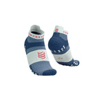 Compressport Pro Racing V4.0 Run Low - Blue/Sugar