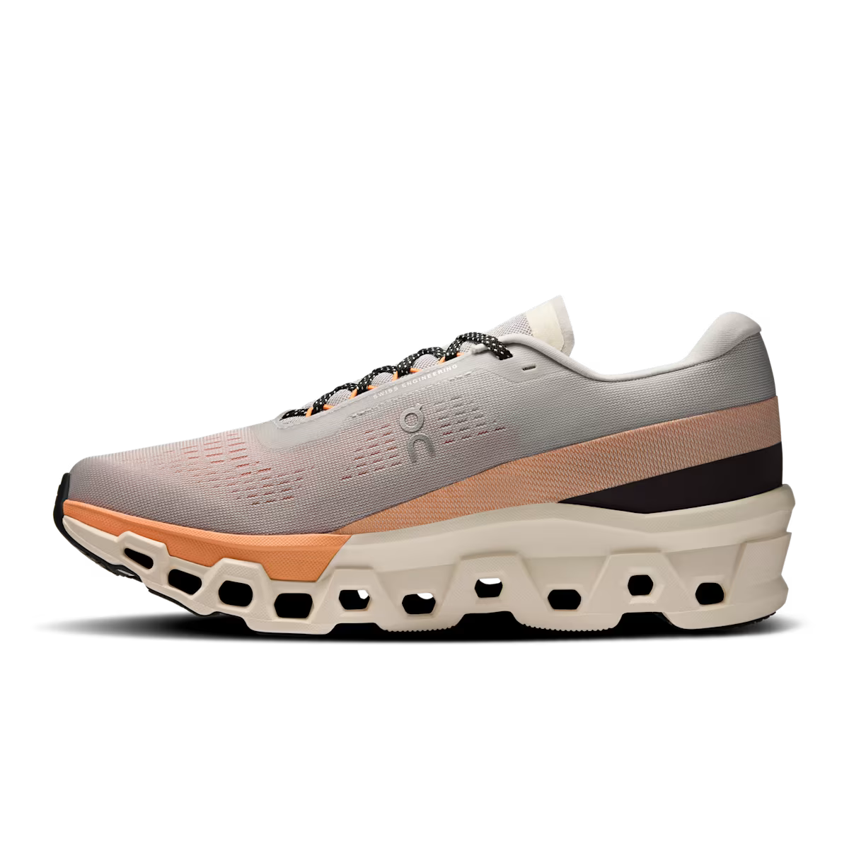 On Running Cloudmonter 2 - Glacier - Tangerine