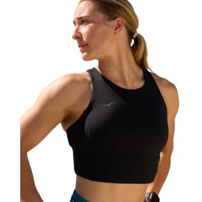 Hoka TOP Elaro Crop Bra - Black
