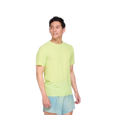 Hoka Airolite Run Run Short Sleeve Men - Lettuce
