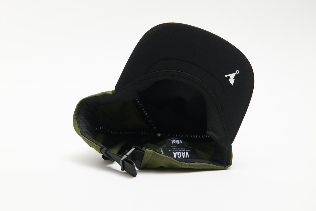 VAGA TRUCKER CAP - DARK MOSS GREEN / BLACK