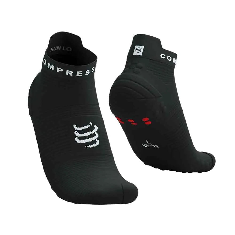Compressport Pro Racing V4.0 Run Low - Black/White