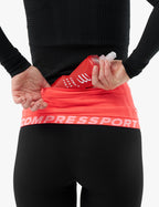 Compressport Free Belt - Fluo Red / Black