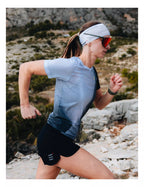 Cinta para la cabeza Compressport de encendido y apagado - Azul Dazz