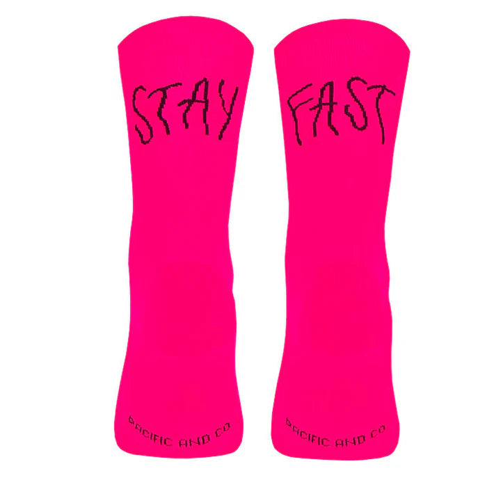 Pacificandco - Stay Fast Pink Neon