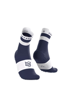 Compressport Pro Racing Socks V4.0 Run High - Pecoat / White