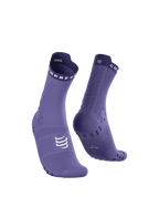 Compressport Pro Racing Socks V4.0 Trail - Aster Purple / Peacoat
