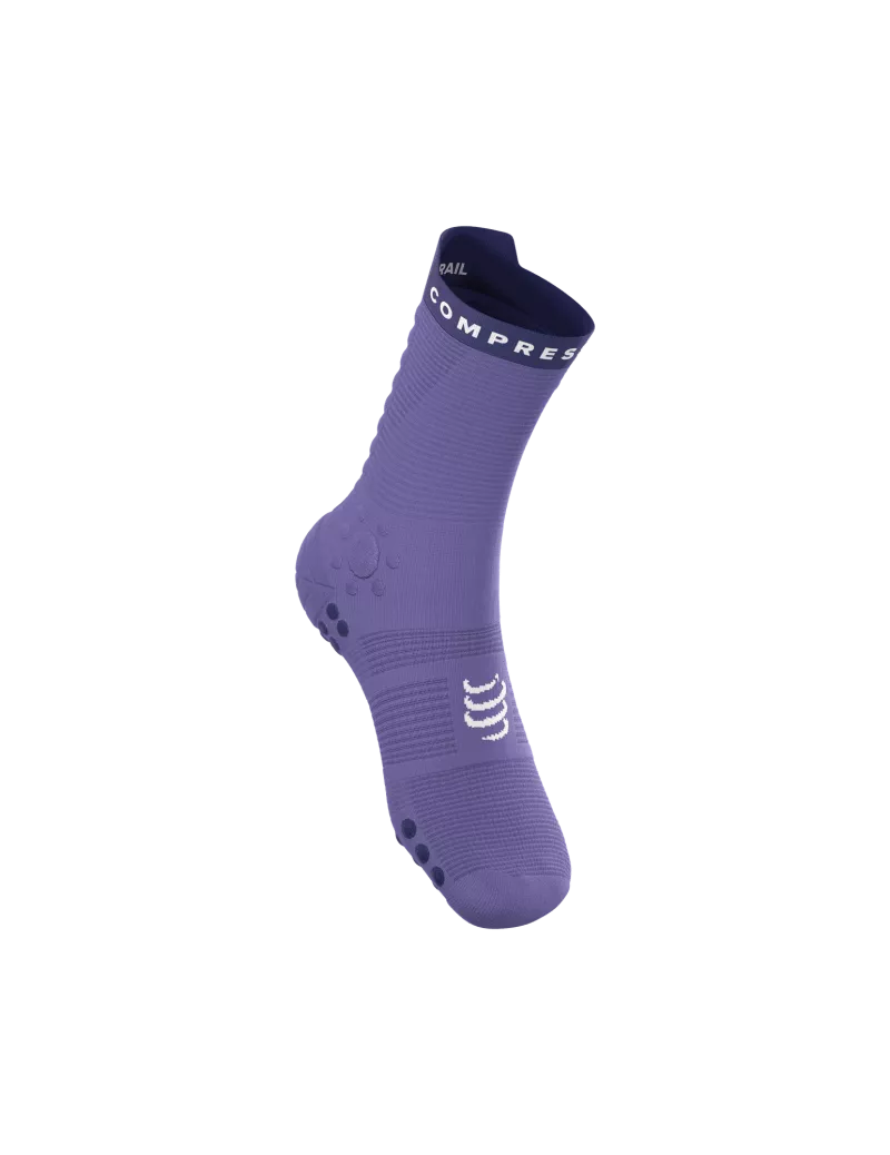 Compressport Pro Racing Socks V4.0 Trail - Aster Purple / Peacoat