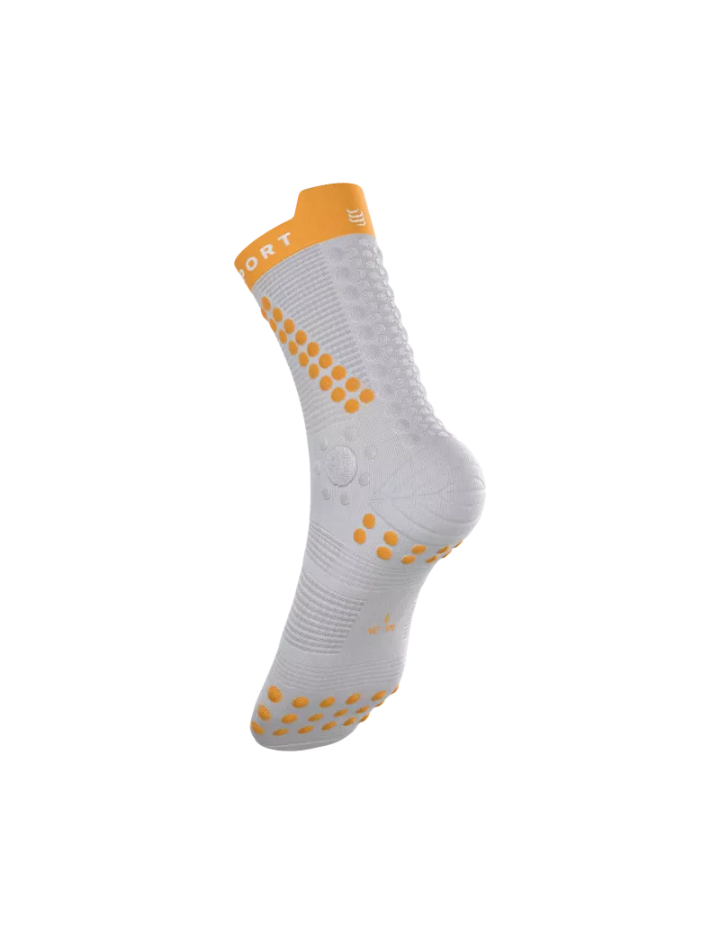 Compressport Pro Racing Socks V4.0 Trail - Gray Violet / Apricot