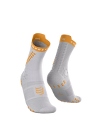 Compressport Pro Racing Socks V4.0 Trail - Gray Violet / Apricot