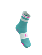 Calcetines Compressport Pro Racing V4.0 Run High - Negro/Blanco