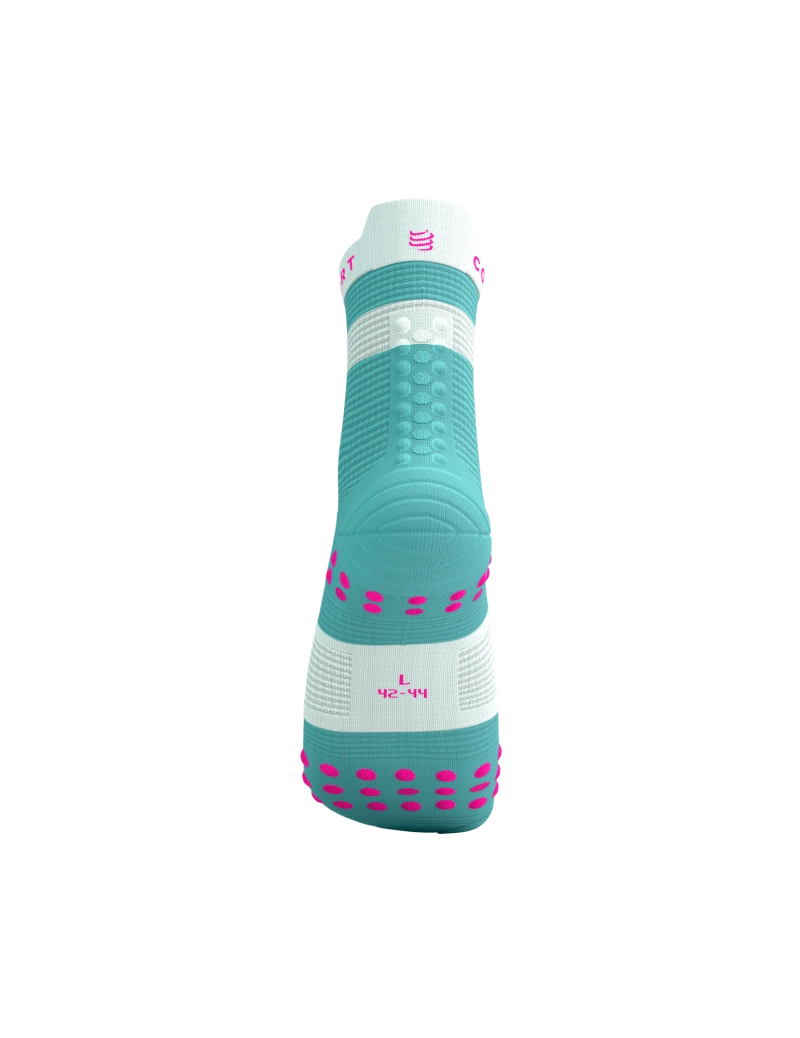 Calcetines Compressport Pro Racing V4.0 Run High - Negro/Blanco