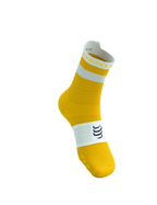 Compressport Pro Racing Socks V4.0 Run High - Lemon / White