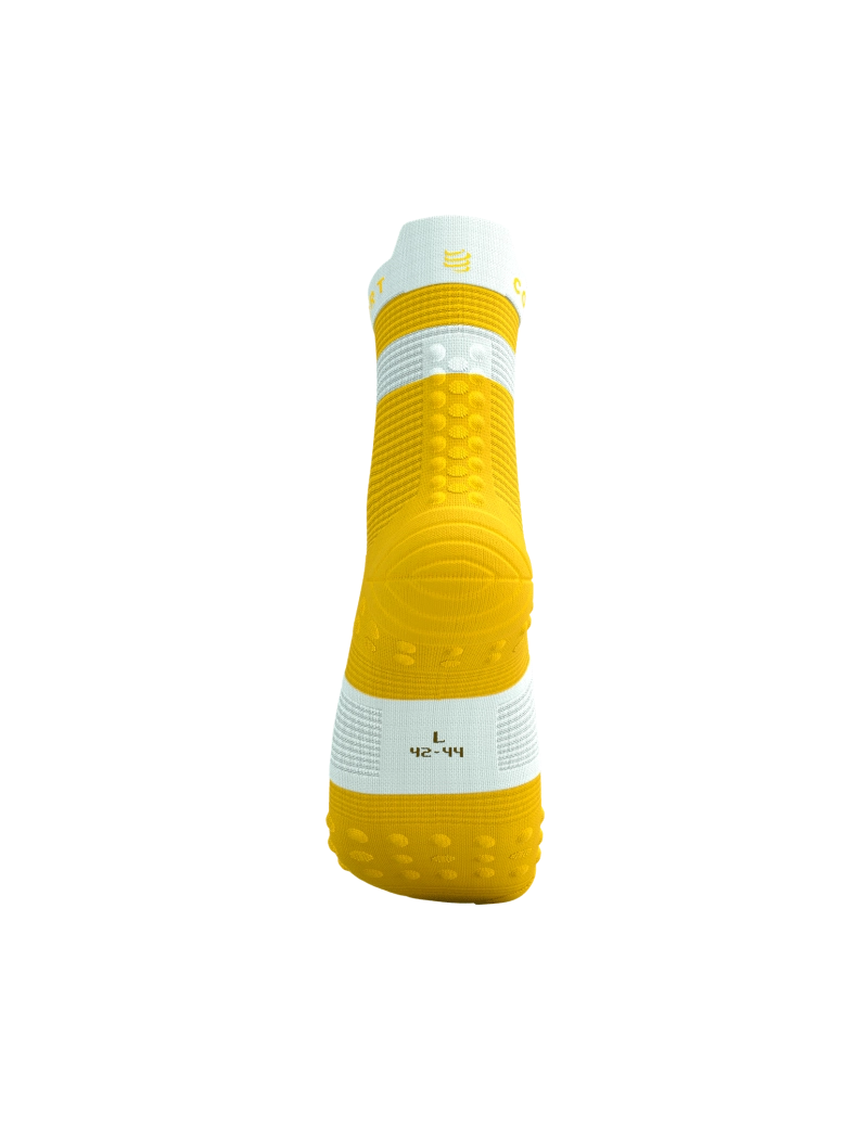 Compressport Pro Racing Socks V4.0 Run High - Lemon / White