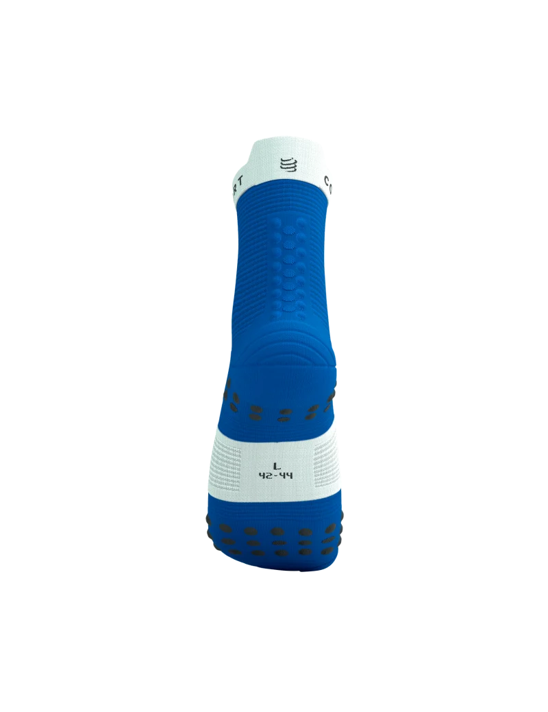 Compressport Pro Racing Socks V4.0 Run High - Princess Blue / White