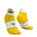 Compressport Pro Racing V4.0 Run Low - Lemon / White