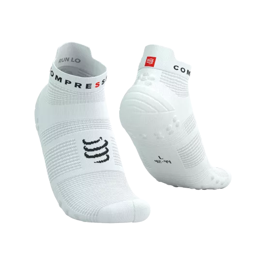 Compressport Pro Racing V4.0 Run Low - Negro/Blanco