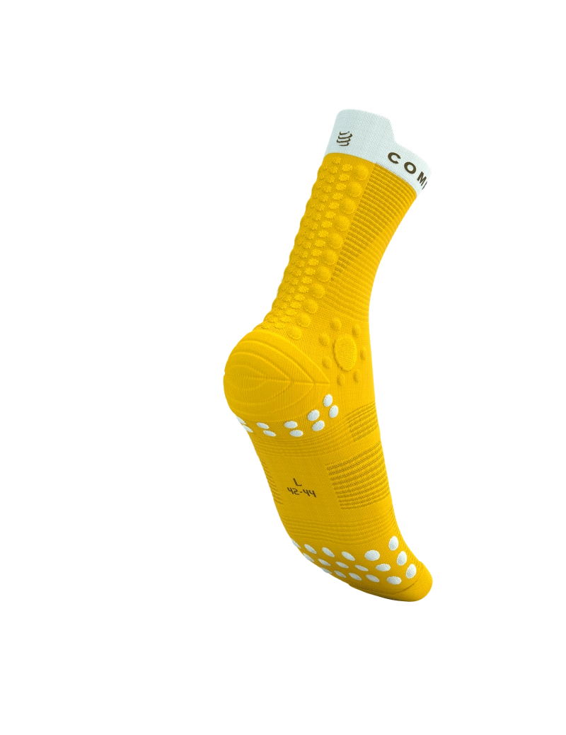 Calcetines Compressport Pro Racing V4.0 Trail - Negro/Rojo