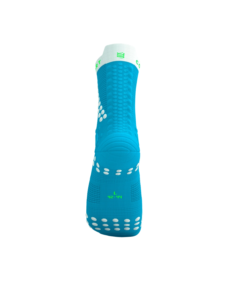 Compressport Pro Racing Socks V4.0 Trail - Norse Blue / Neon Green