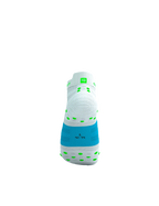 Compressport Pro Racing V4.0 Run Low - White / Norse Blue / Neon