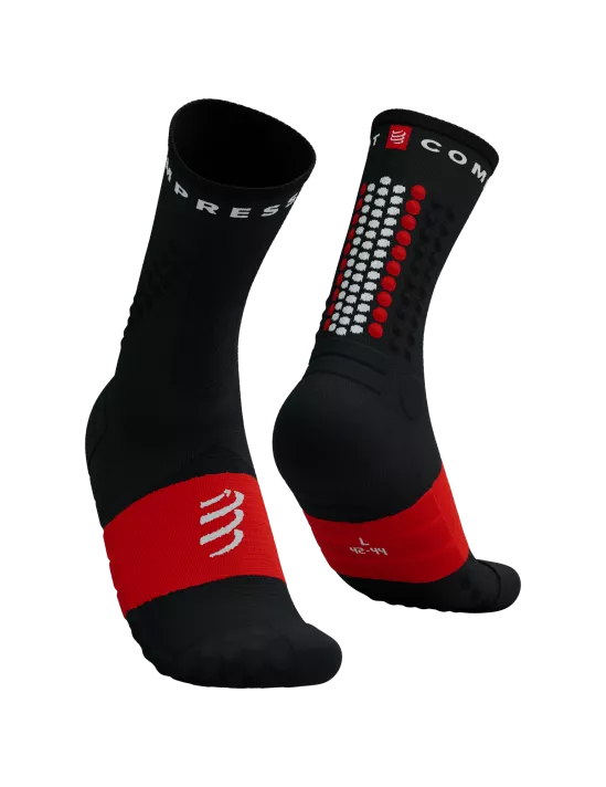 Compressport Ultra Trail Socks V2.0 - Black/Red