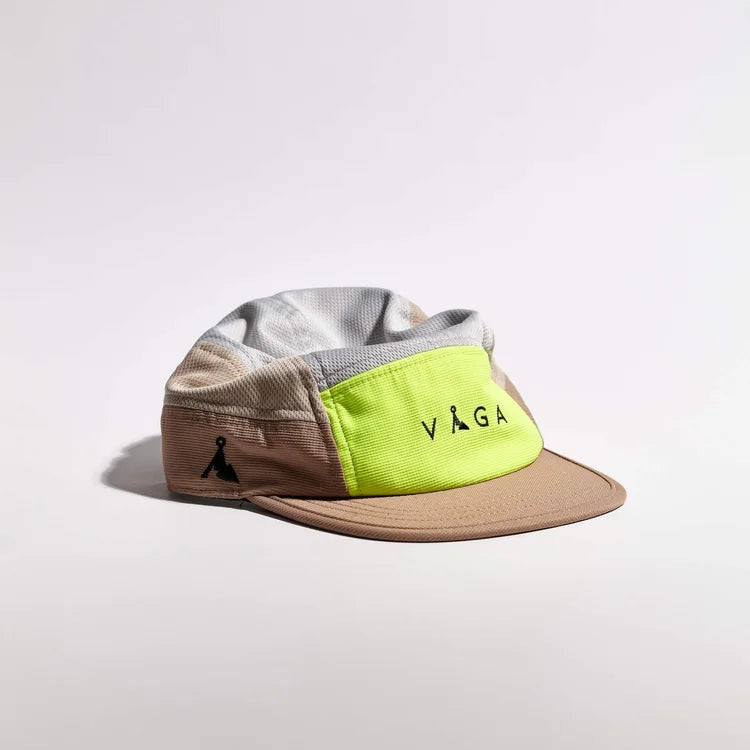 VAGA CLUB CAP - TAUPE / YELLOW NEON / LIGHT GREY
