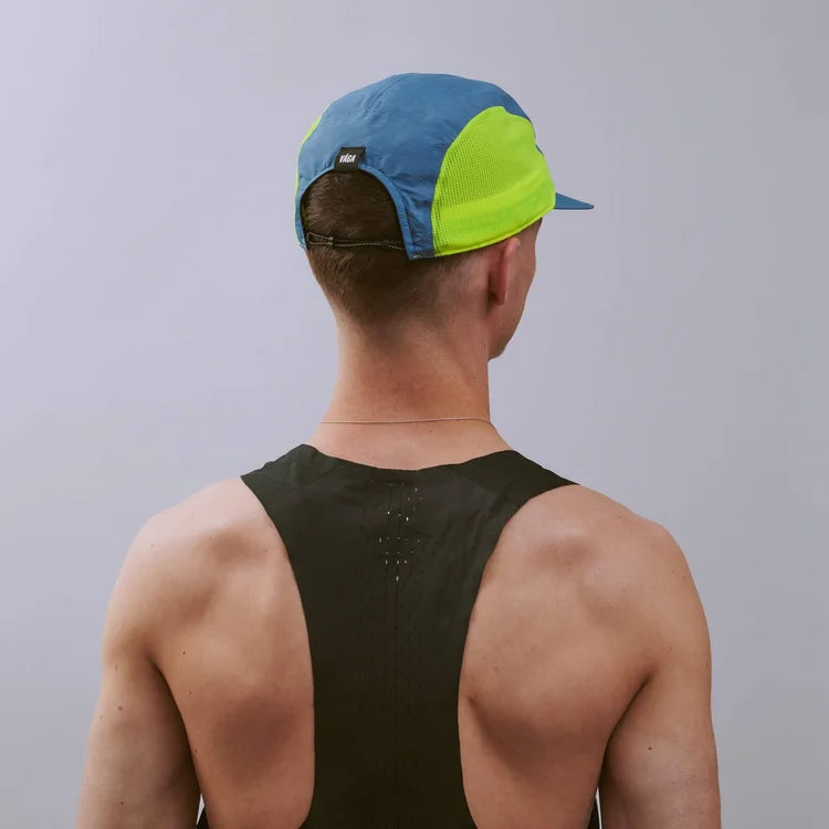 VÅGA MESH FLEX CAP - TEAL / NEON YELLOW