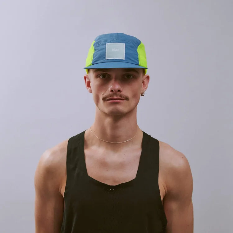 VÅGA MESH FLEX CAP - TEAL / NEON YELLOW