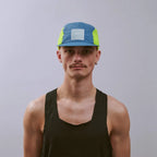 VÅGA MESH FLEX CAP - TEAL / NEON YELLOW