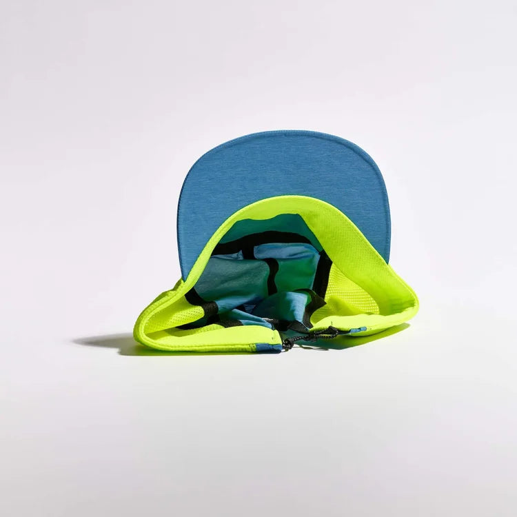 VÅGA MESH FLEX CAP - TEAL / NEON YELLOW