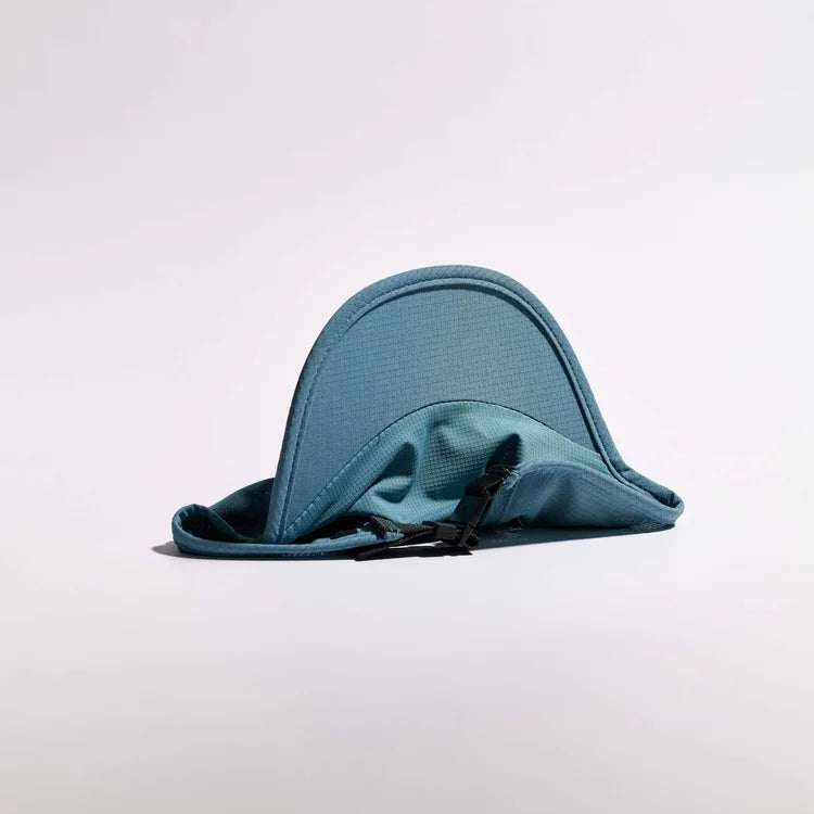GORRA DE CARRERAS CON PLUMA VÅGA - NARANJA NEÓN / CIRUELA